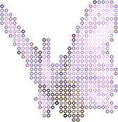 Venomoth bead pattern