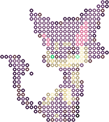 Purrloin bead pattern