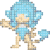 Simipour bead pattern