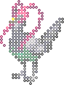 Unfezant bead pattern