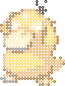 Psyduck bead pattern