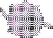Whirlipede bead pattern