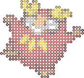 Darumaka bead pattern