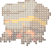 Crustle bead pattern