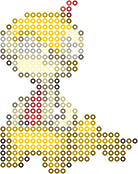 Scraggy bead pattern