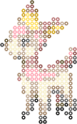 Deerling bead pattern