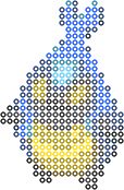Karrablast bead pattern