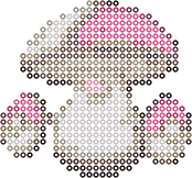 Amoonguss bead pattern