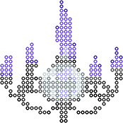 Chandelure bead pattern