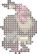 Mandibuzz bead pattern