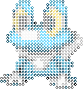 Froakie bead pattern