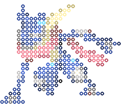 Greninja bead pattern