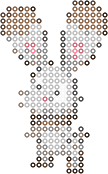 Bunnelby bead pattern