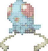 Tentacool bead pattern