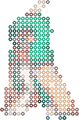 Decidueye bead pattern