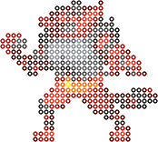 Incineroar bead pattern