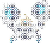 Crabominable bead pattern