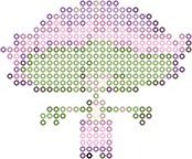 Shiinotic bead pattern