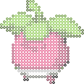 Bounsweet bead pattern