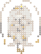 Pheromosa bead pattern
