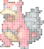 Slowbro bead pattern