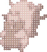Greedent bead pattern