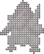 Coalossal bead pattern