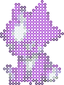 Toxel bead pattern