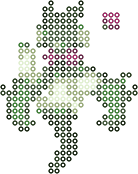Meowscarada bead pattern