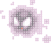 Gastly bead pattern