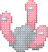 Wugtrio bead pattern