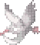 Bombirdier bead pattern